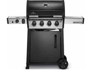 Grill gazowy Legend 425 z palnikiem bocznym Sizzle Zone™, Czarny